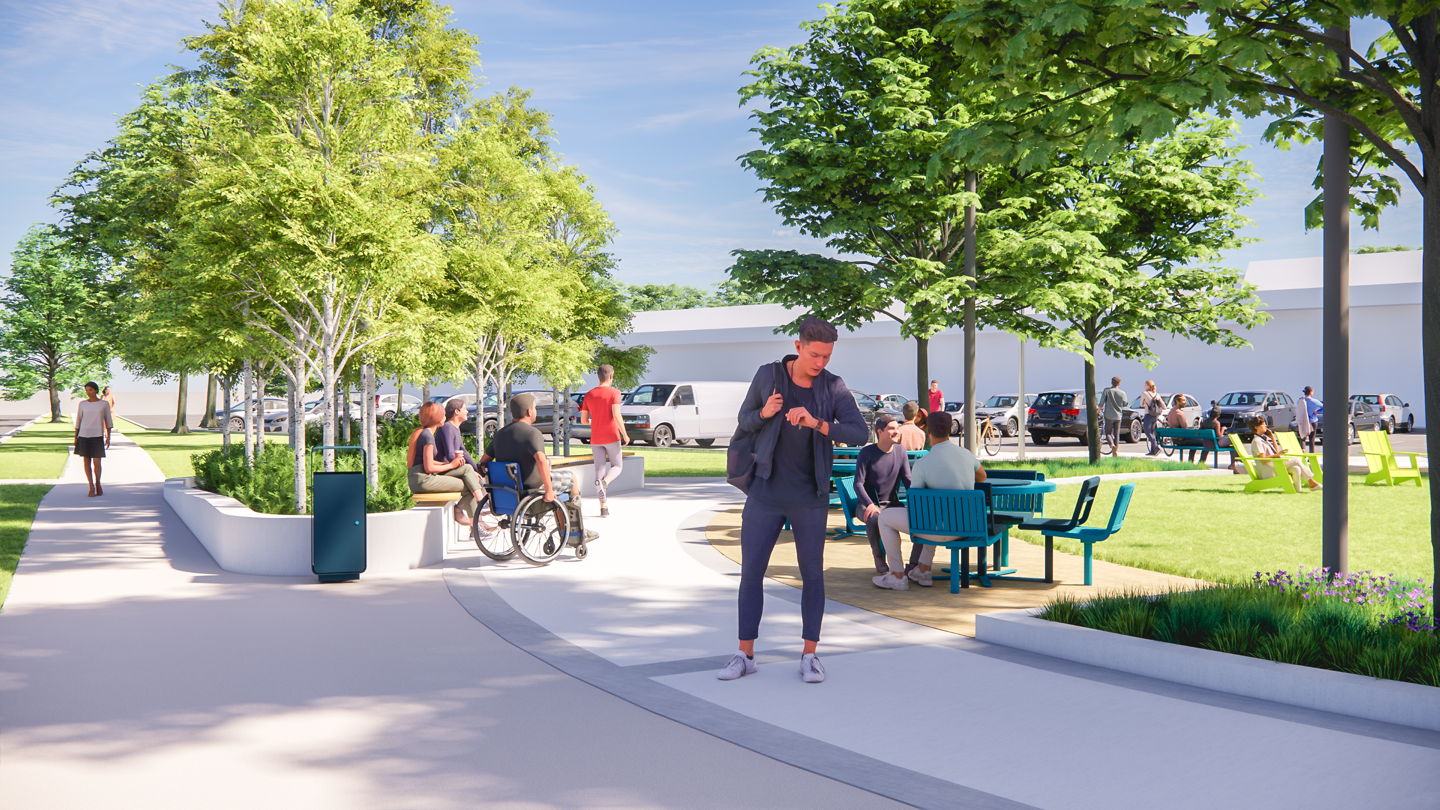 Smith Dodd Albert Plaza North East Sidewalk 1